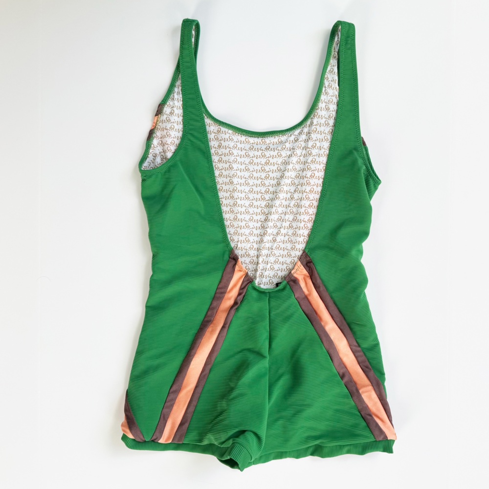 Free People x Resin Obsidian Colorblock Short Surf One-Piece | MEDIUM NWOT - Picture 3 of 7
